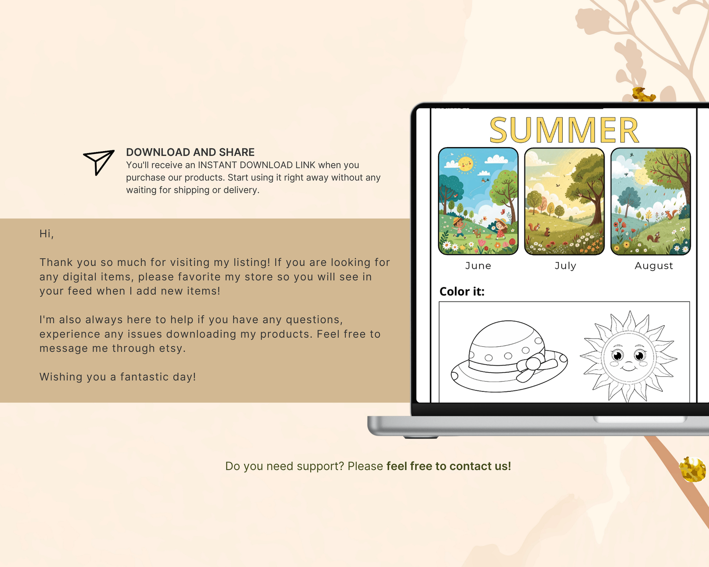 Days, Months & Seasons Worksheets for Kids | Printable Calendar & Time Learning Activities