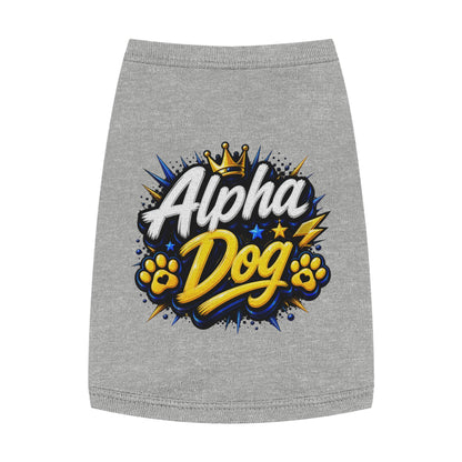 Alpha Dog Pet Tank Top — Bold Graphic Dog Shirt