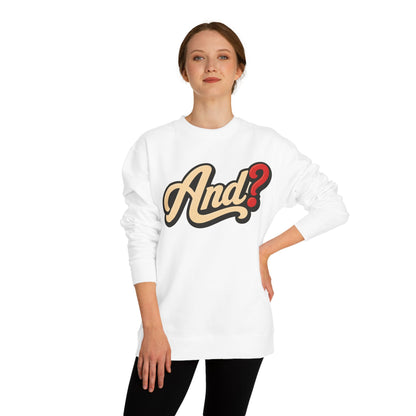 And? Retro Script Crewneck Sweatshirt