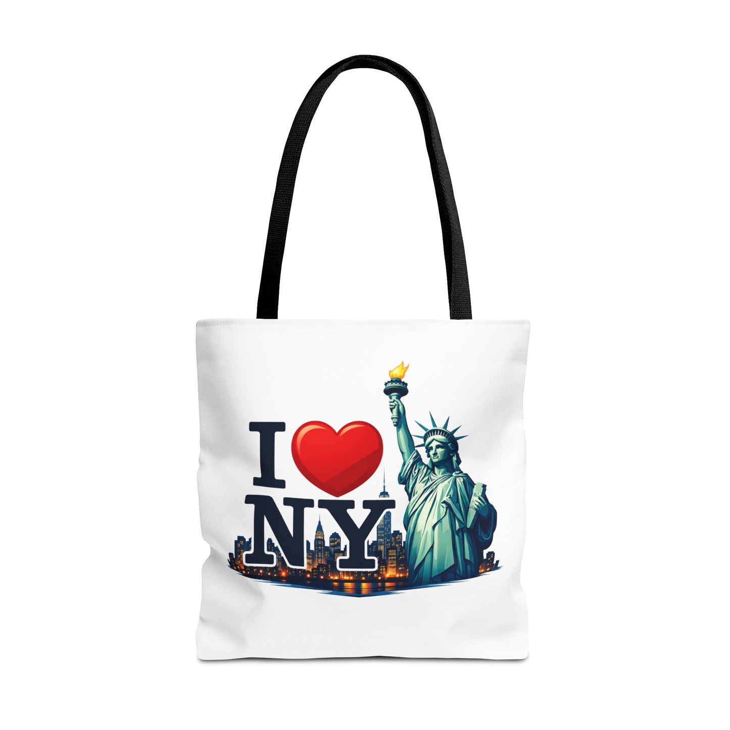 I  NY Statue of Liberty Tote Bag — New York City Souvenir Canvas Tote