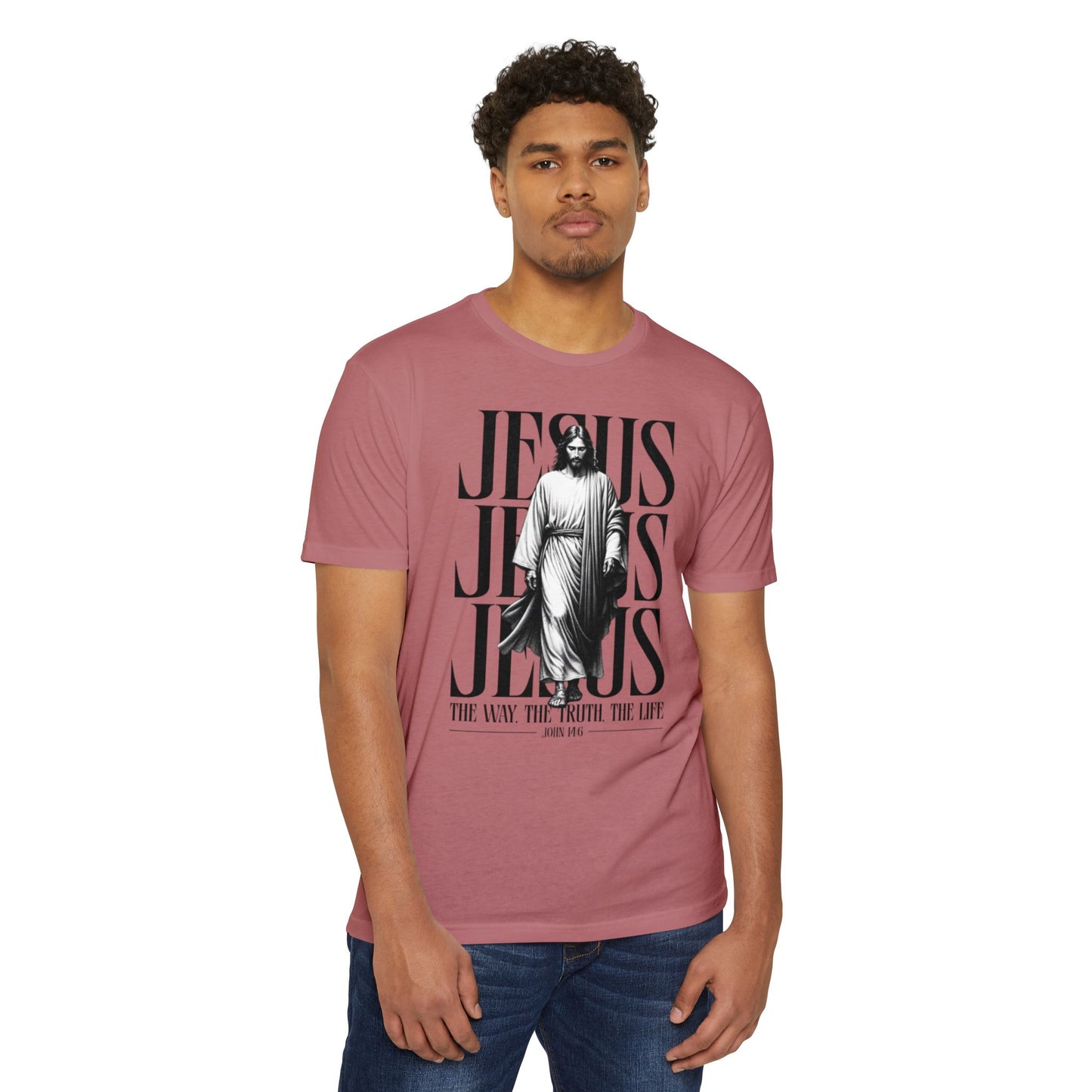 Jesus Graphic T‑Shirt — The Way The Truth The Life Faith Tee