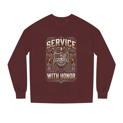 Police 'Service With Honor' Crewneck Sweatshirt