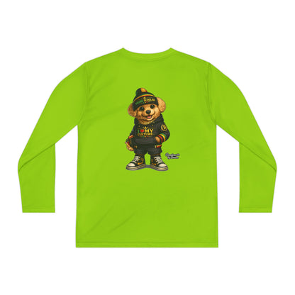 Youth Long Sleeve Tee — Streetwear Teddy Bear Graphic