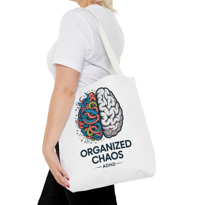 ADHD Tote Bag — "Organized Chaos" Brain Design