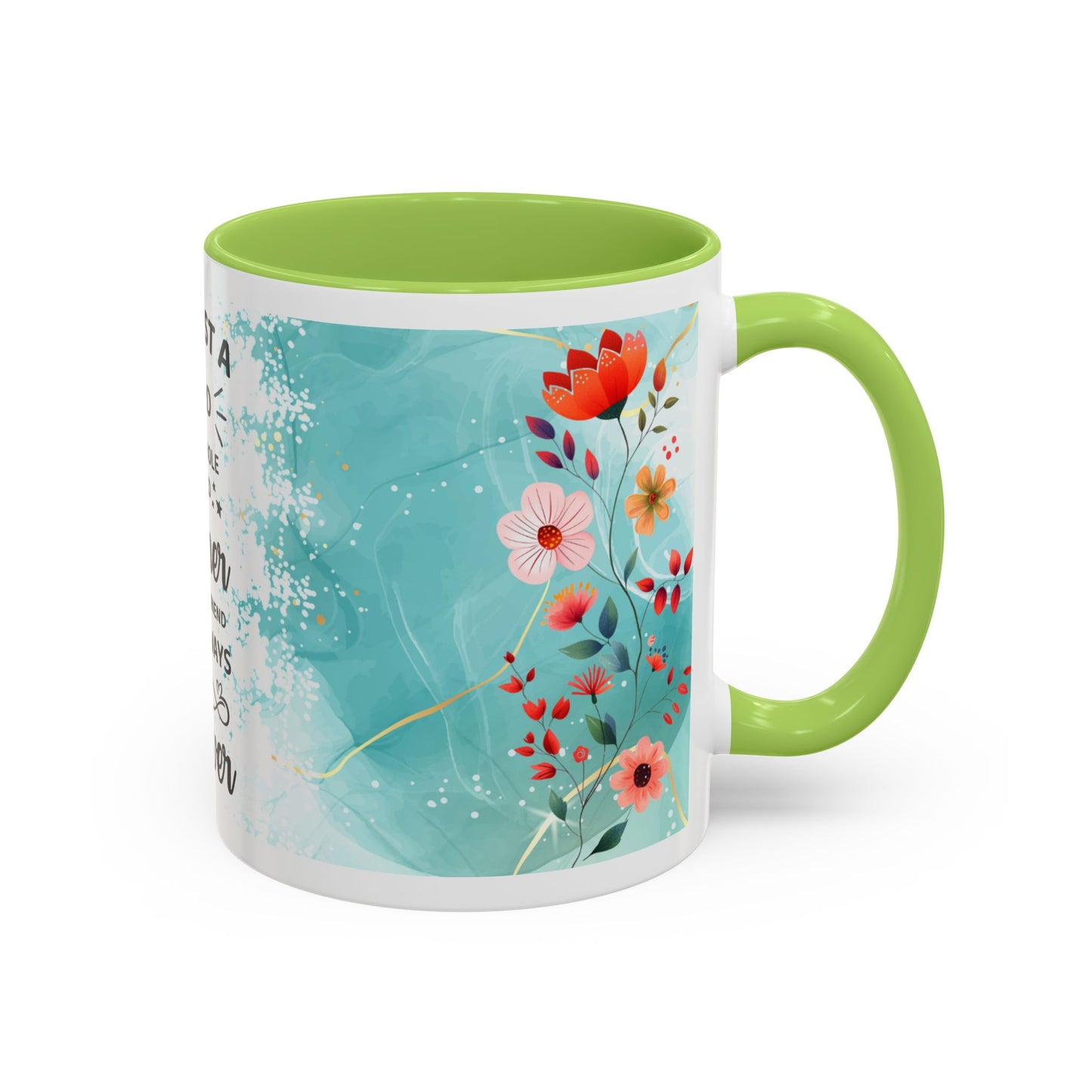 Mother Coffee Mug — “Not Just a Word but a Whole World” Floral Gift (11/15oz)