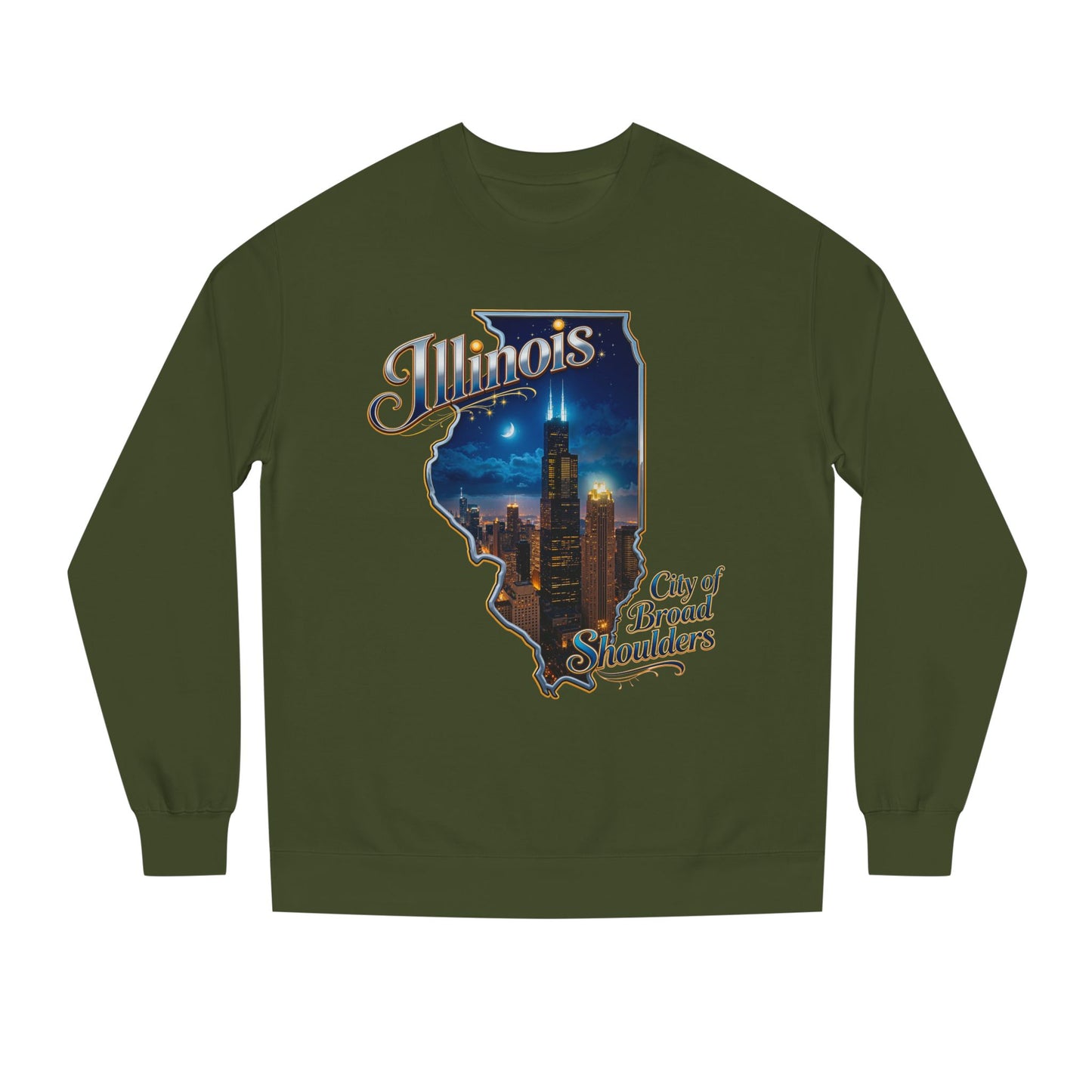 Illinois Skyline Sweatshirt – "City of Broad Shoulders" Crewneck
