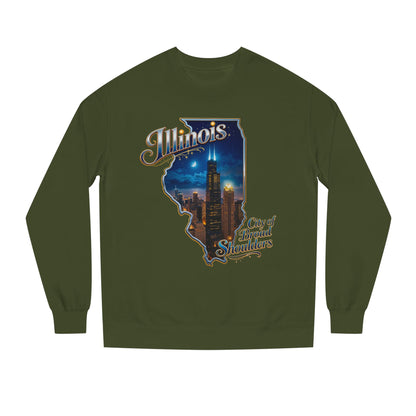 Illinois Skyline Sweatshirt – "City of Broad Shoulders" Crewneck