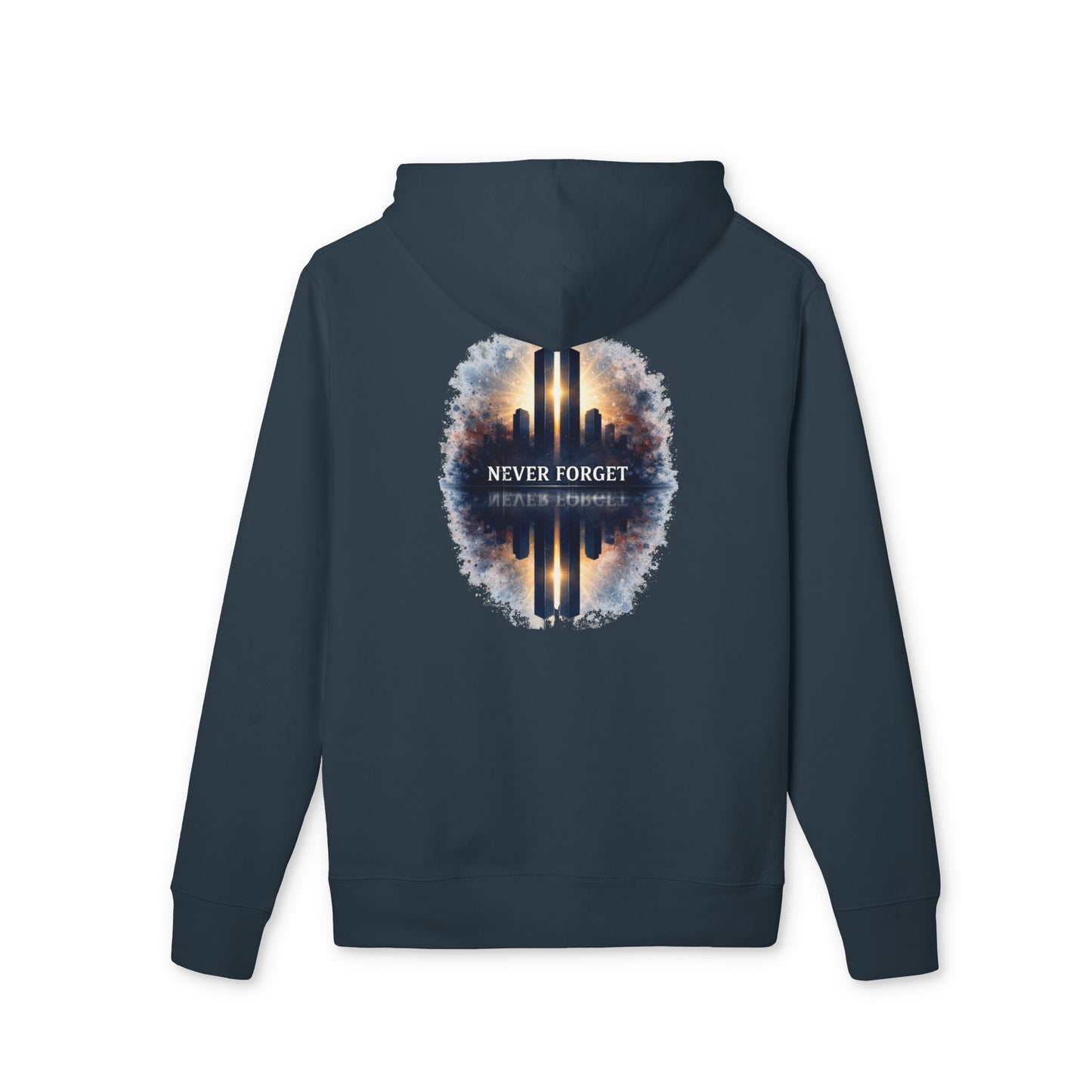 9/11 Memorial Hoodie — "Never Forget" Twin Towers Tribute