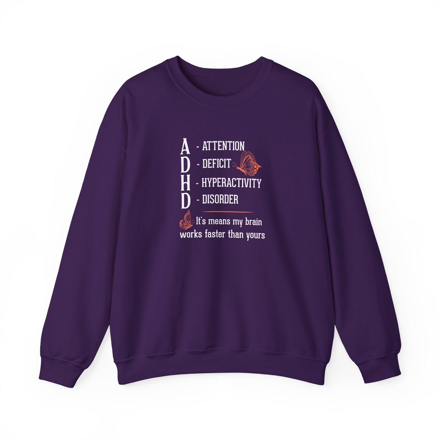ADHD Awareness Crewneck Sweatshirt