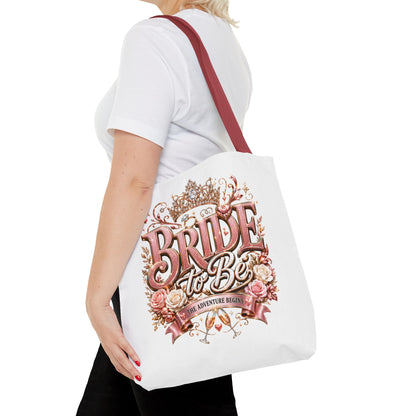 Bride-to-Be Floral Tote Bag - Bachelorette Gift & Bridal Shower Accessory