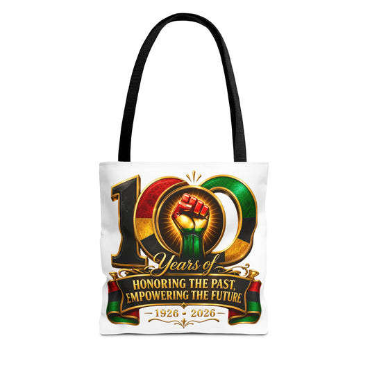 100 Years Commemorative Tote Bag — "Honoring the Past, Empowering the Future" (1926–2026)