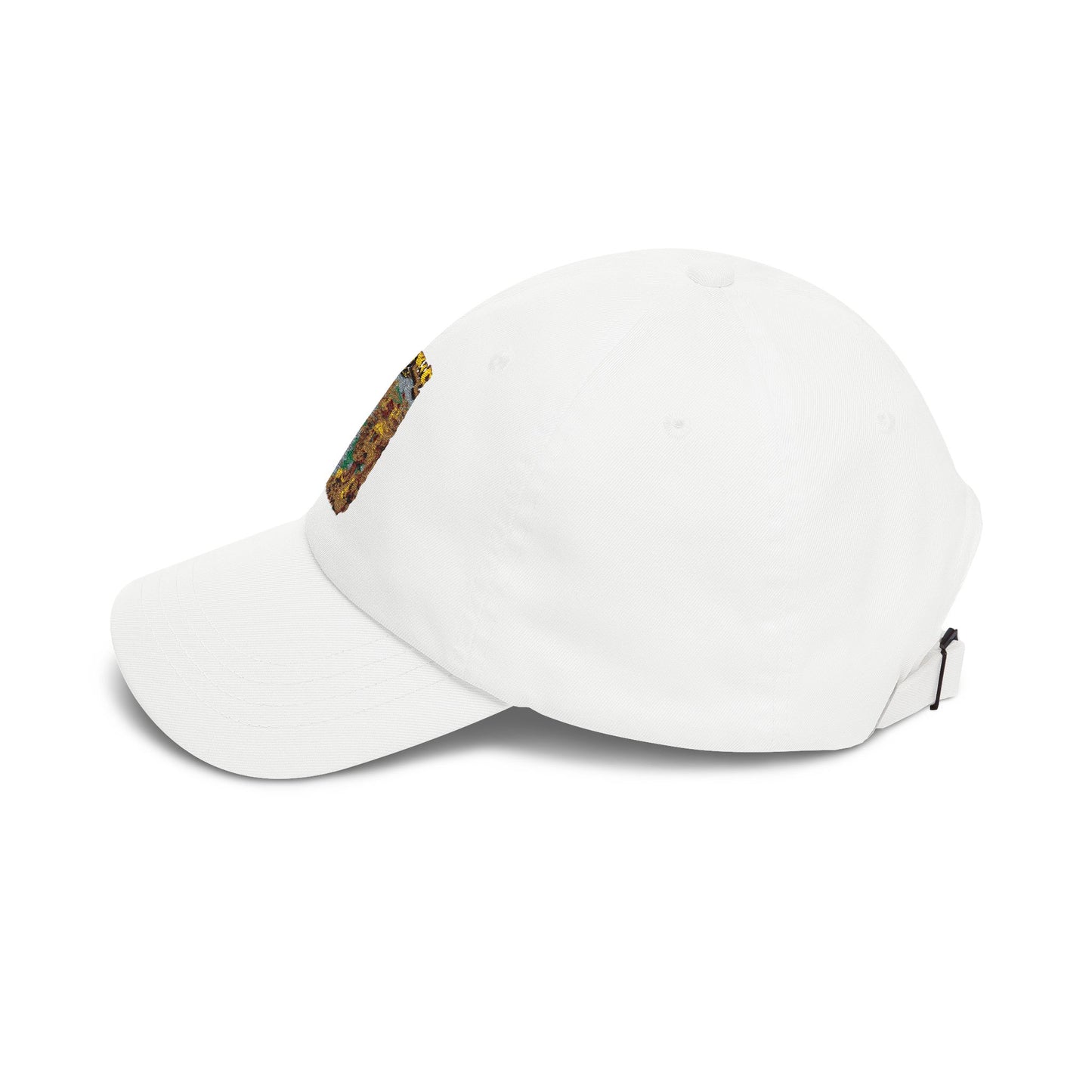 Dad Cap — Vintage Golden Lion Patch Graphic
