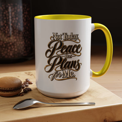 Peace Has Plans for Me Coffee Mug — Inspirational Faith Morning Mug