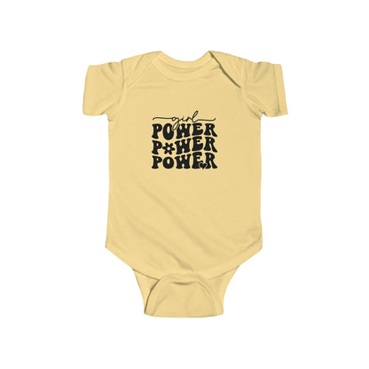 Infant Bodysuit — Girl Power Retro Graphic Baby Onesie