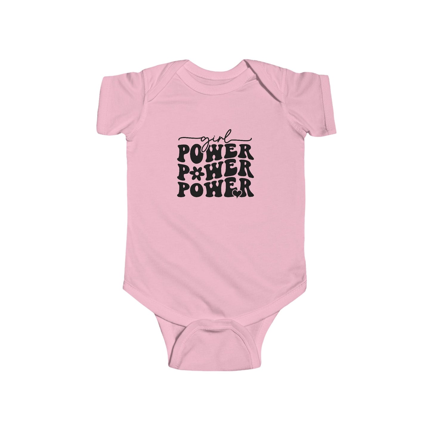Infant Bodysuit — Girl Power Retro Graphic Baby Onesie