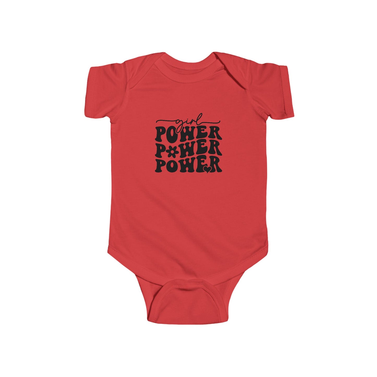 Infant Bodysuit — Girl Power Retro Graphic Baby Onesie