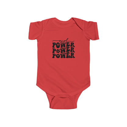 Infant Bodysuit — Girl Power Retro Graphic Baby Onesie