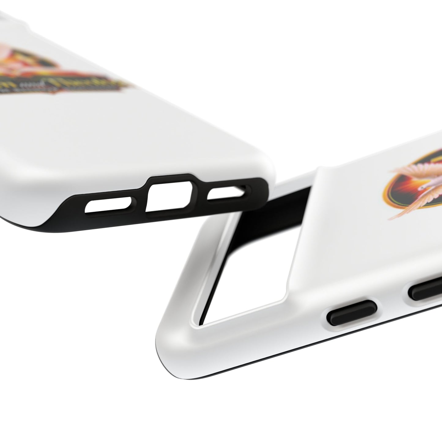 Wisdom and Theology Phone Case — Christian Dove & Cross Protective Tough Case