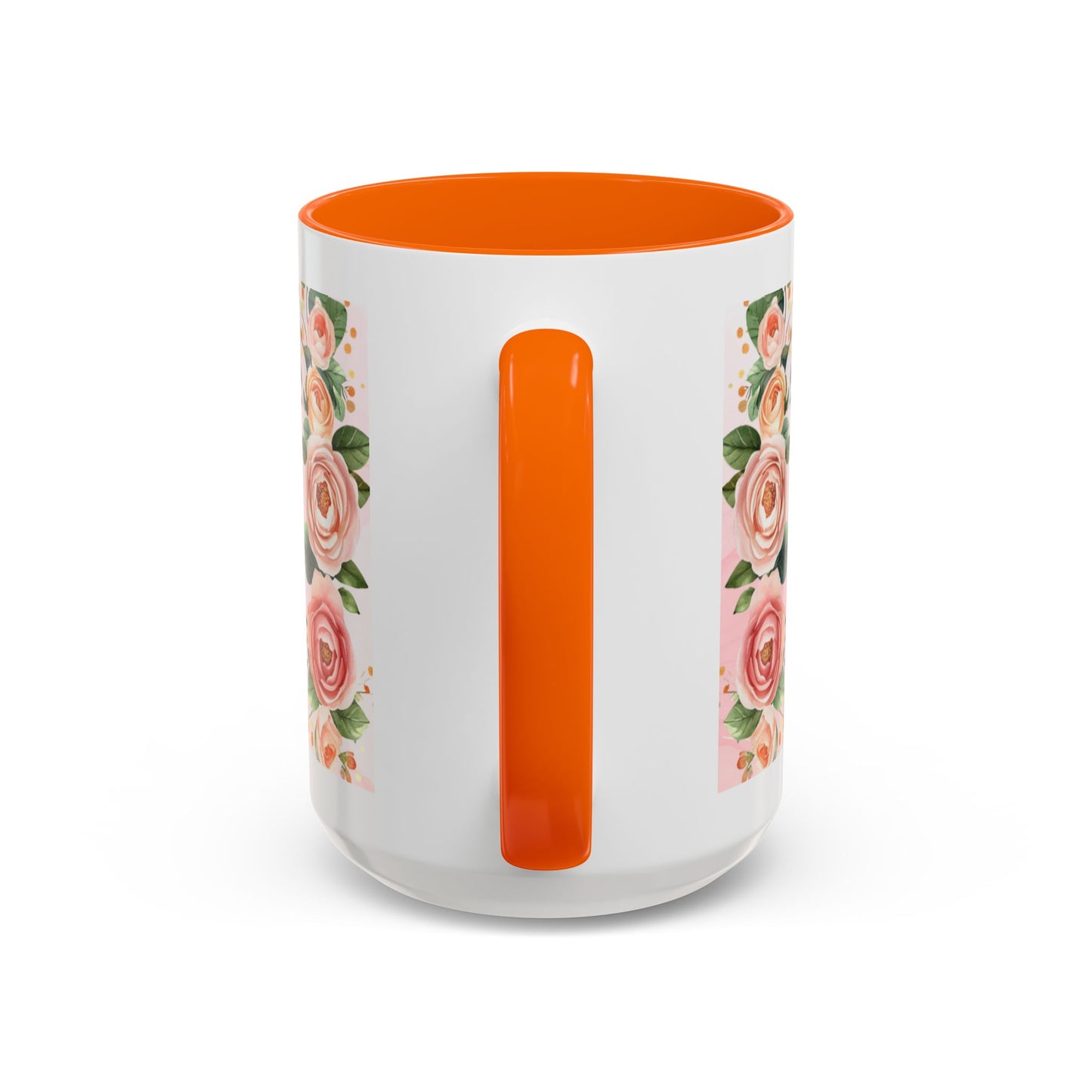 Mom Floral Accent Coffee Mug – Pink Mother's Day Gift (11/15oz)