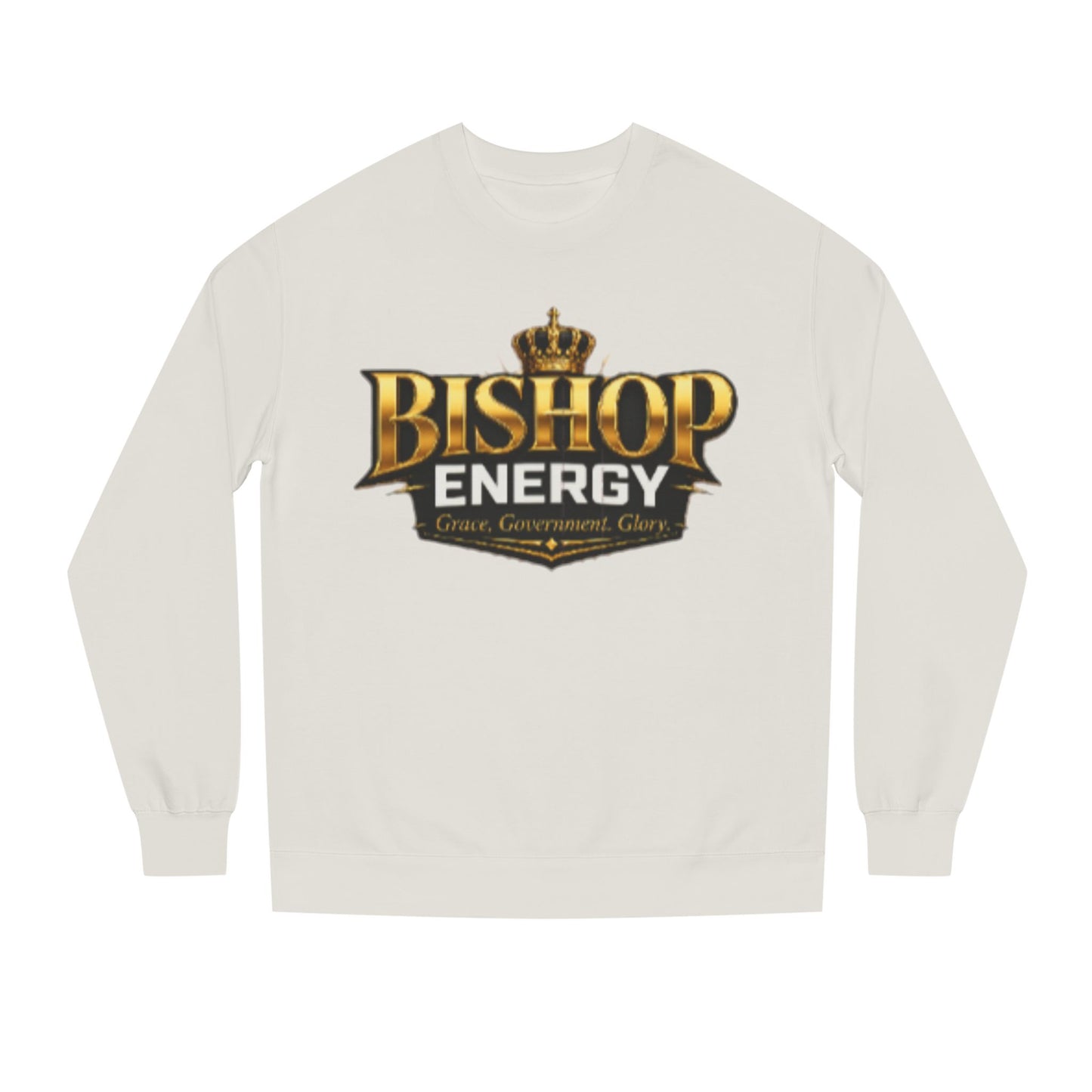 Bishop Energy Crewneck Sweatshirt — Gold Crown Logo Streetwear