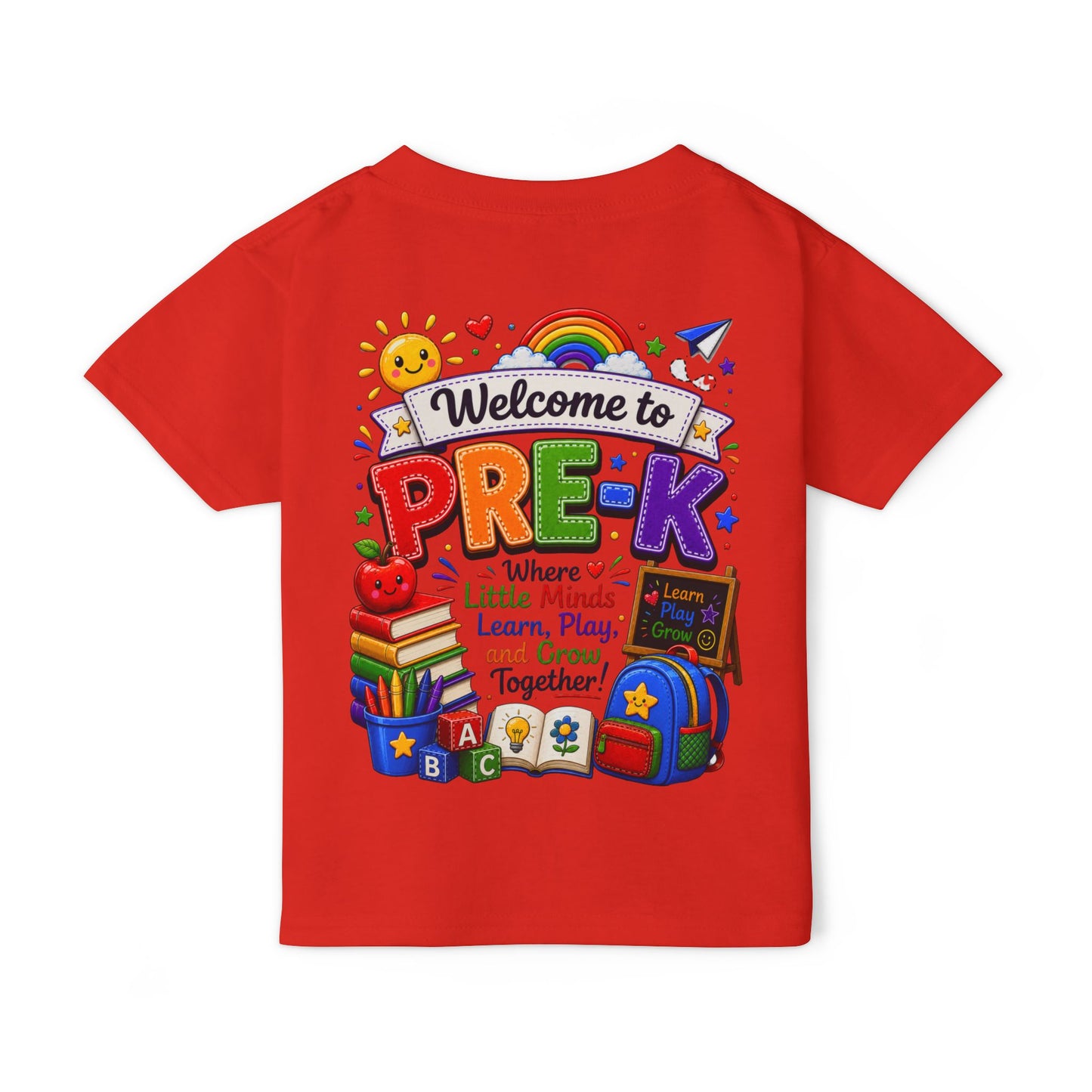 Welcome to Pre-K Toddler T-Shirt — Colorful Back-to-School Preschool Shirt