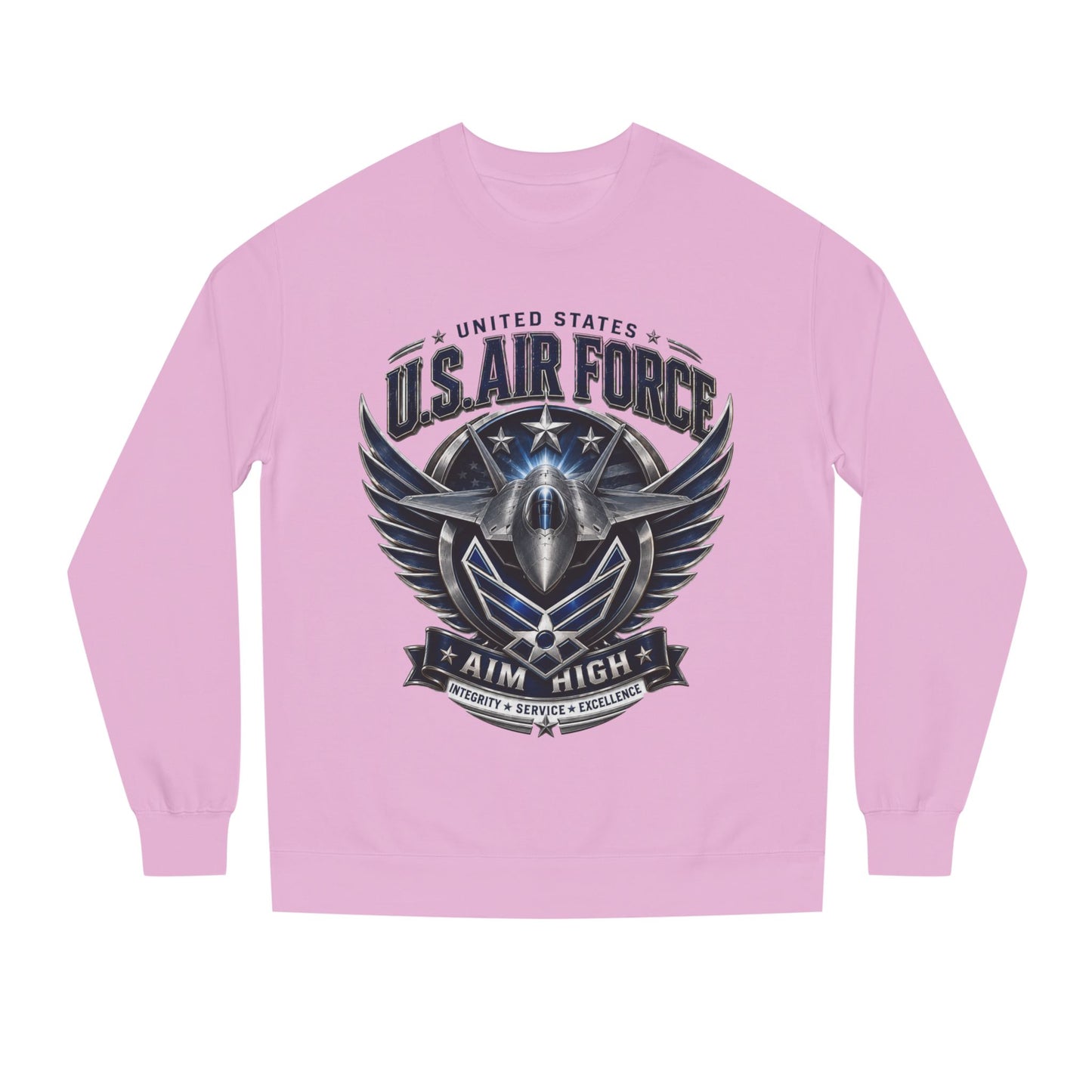 U.S. Air Force 'Aim High' Crewneck Sweatshirt — Military Aviation Graphic