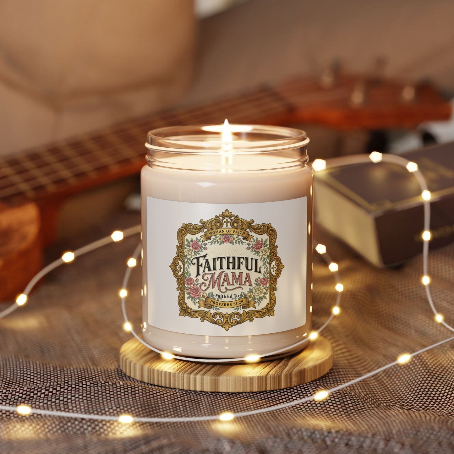 Faithful Mama Candle | minimalist mom life, cool mom streetwear