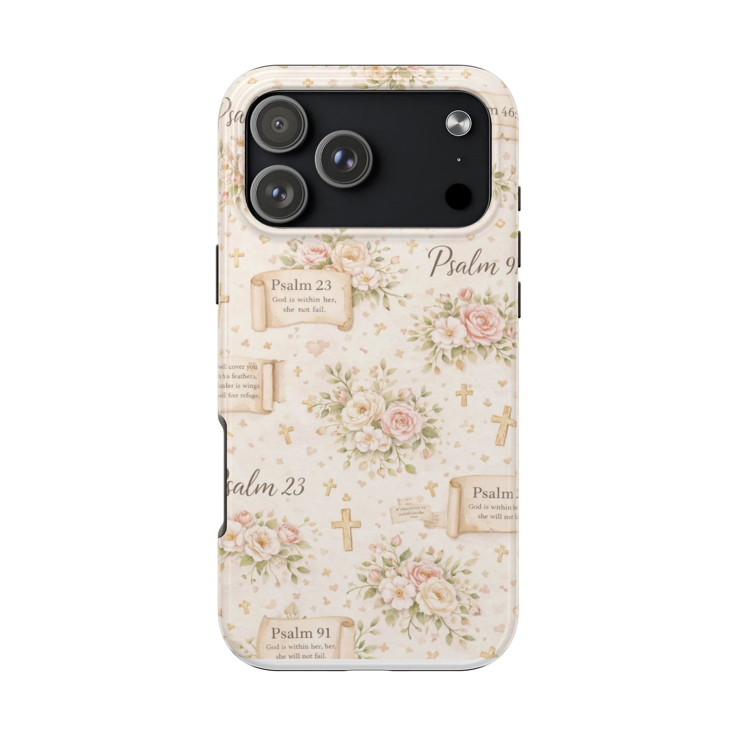God Is Within Her Phone Case | Christian Floral iPhone Case