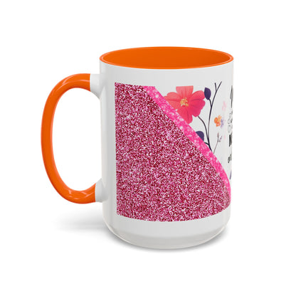 Mom Forever Coffee Mug — "Where Love Always Shines and Truly Never Ends" Floral Accent