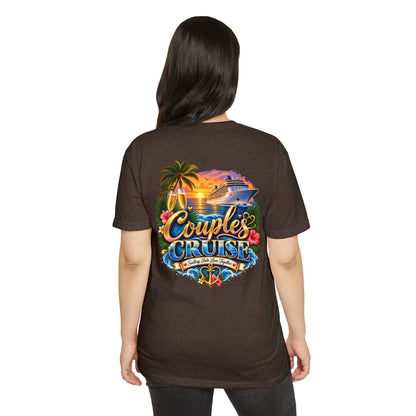 Couples Cruise T-Shirt — Tropical Cruise Vacation Graphic Tee
