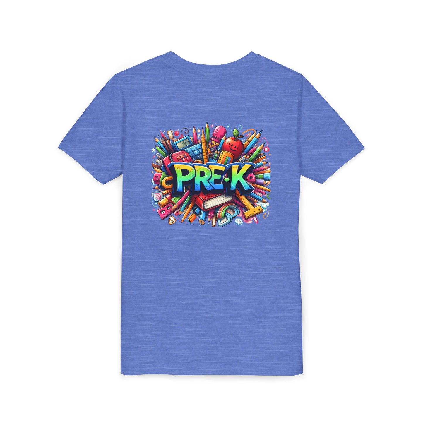 PRE-K Kids Tee — Colorful Back-to-School Pre-K Shirt for Preschoolers