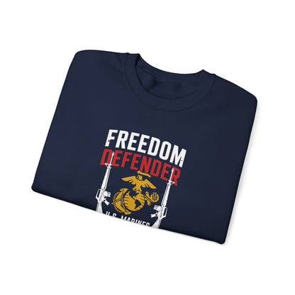 "Freedom Defender U.S. Marines Veteran For Life" Sweatshirt