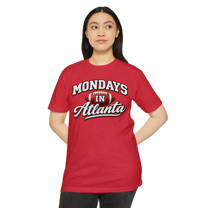 Mondays in Atlanta Football T-Shirt