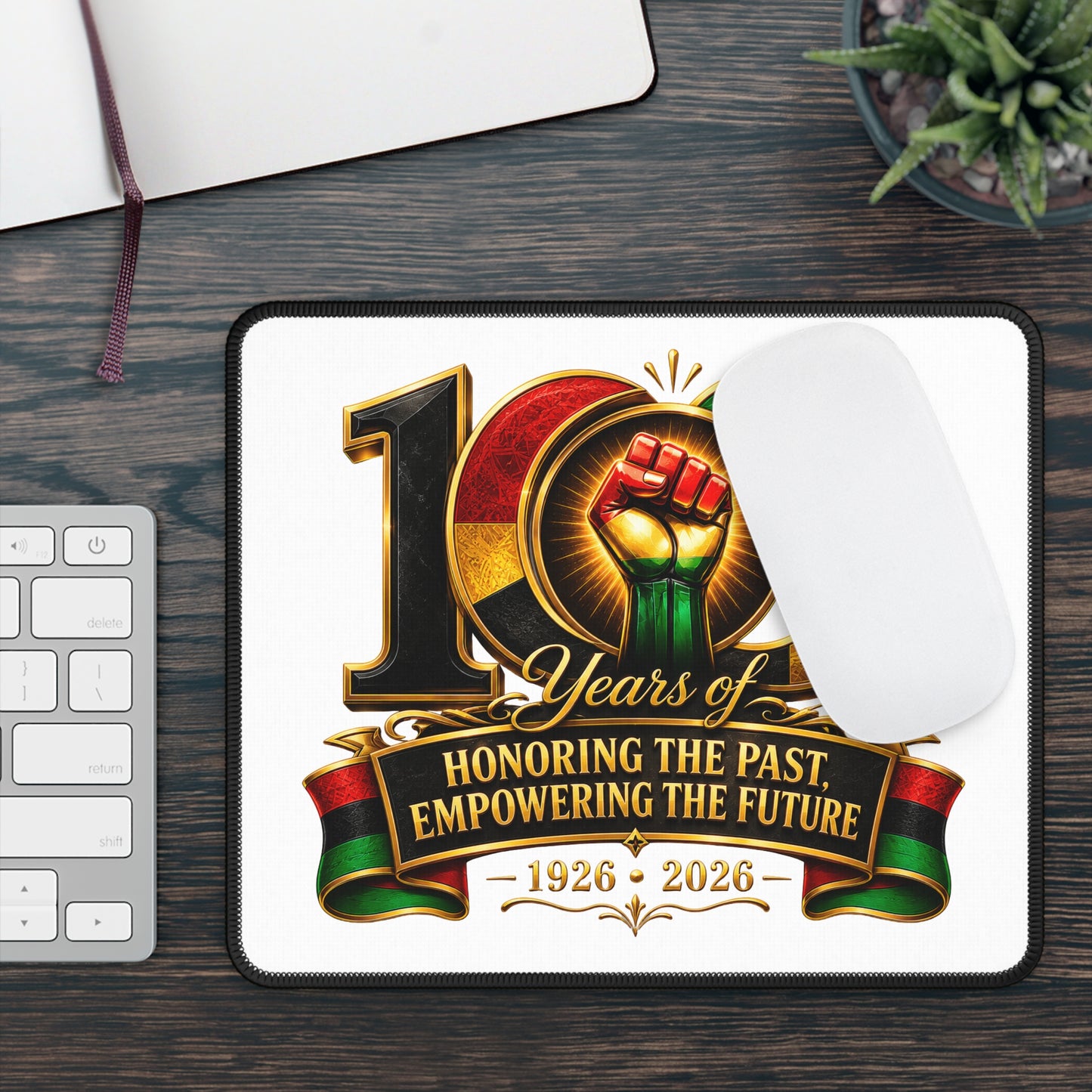 100 Years of Empowerment Gaming Mouse Pad — Honoring the Past, Empowering the Future (1926–2026)