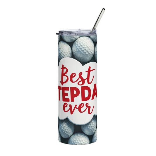 Best Stepdad Ever Golf Stainless Steel 20oz Tumbler