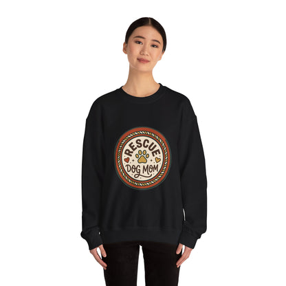 Rescue Dog Mom Sweatshirt | rescue pride, fur baby