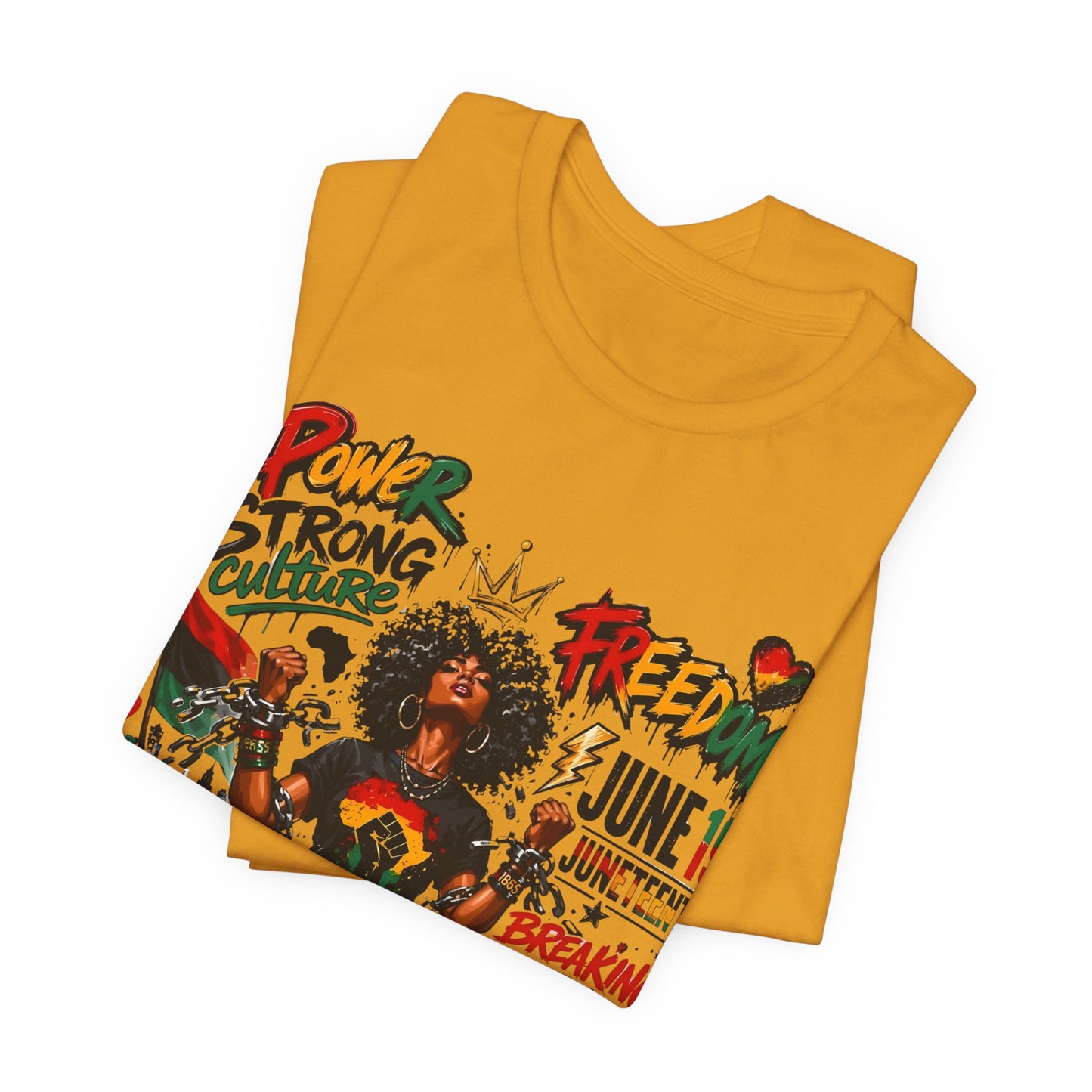 Juneteenth Freedom T-Shirt — Black Is Beautiful Graphic Tee