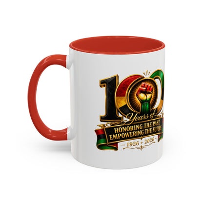 100 Years Commemorative Coffee Mug — "Honoring the Past, Empowering the Future"