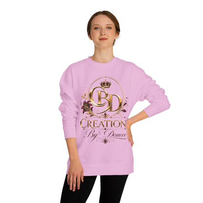 Crewneck Sweatshirt — Creations By Donece Gold Logo Crewneck