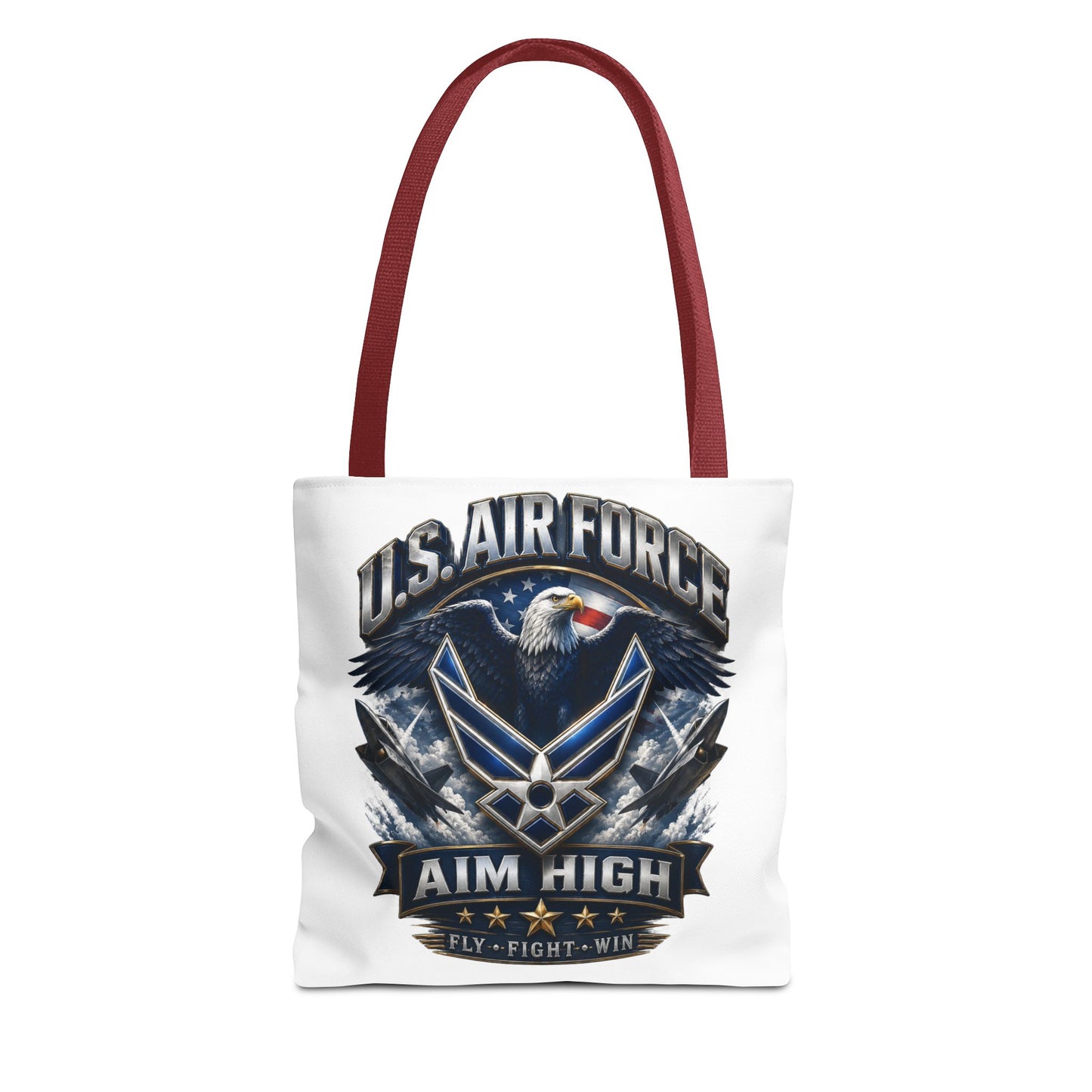 U.S. Air Force Aim High Tote Bag — Patriotic Eagle Military Tote