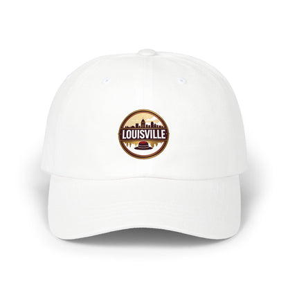 Louisville Skyline Dad Cap — Vintage Round Logo Embroidered Hat