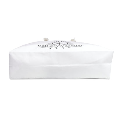 Faith Heart Weekender Bag — Christian Cross & Praying Hands Travel Tote