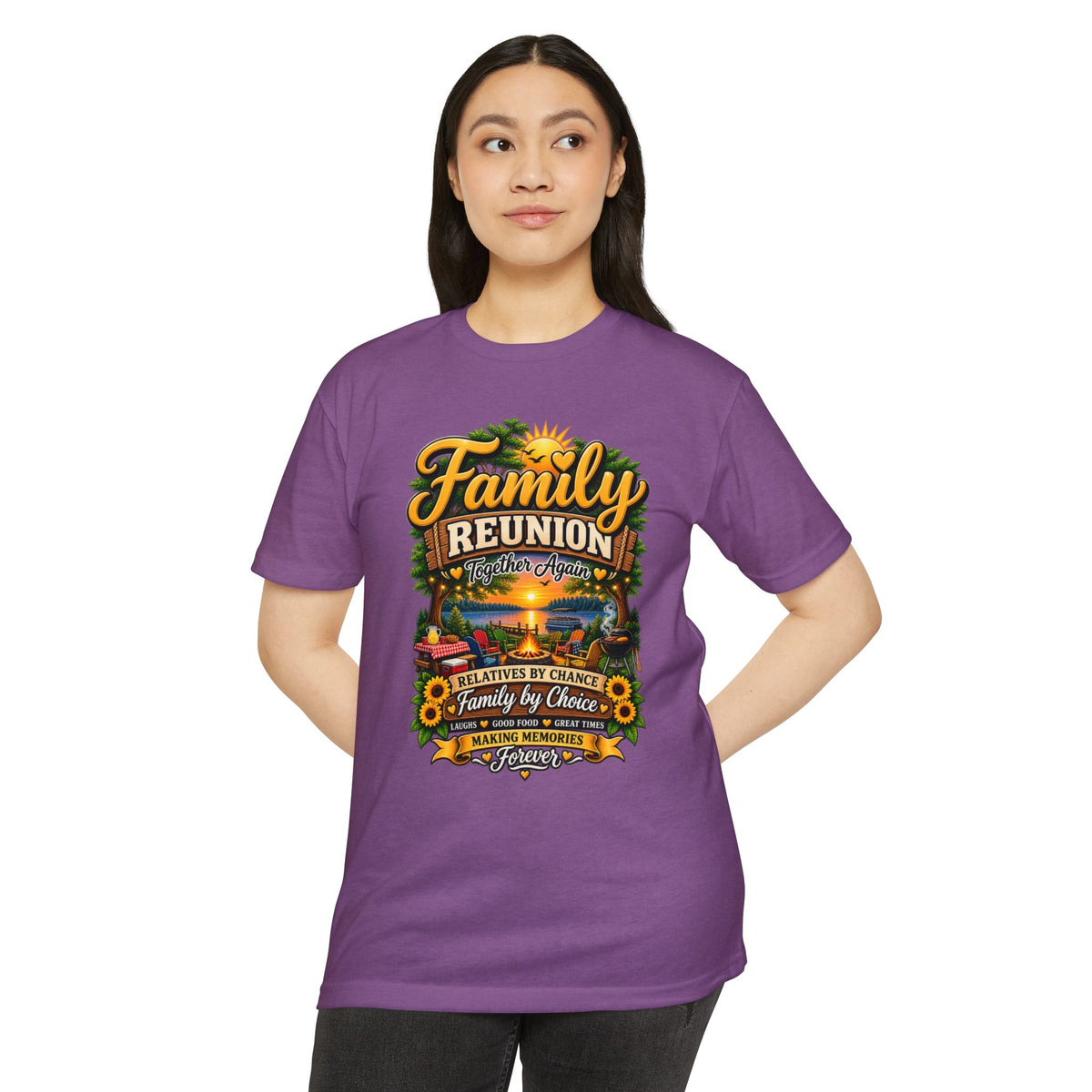 Family Reunion T-Shirt — Relatives by Chance, Family by Choice Graphic Tee