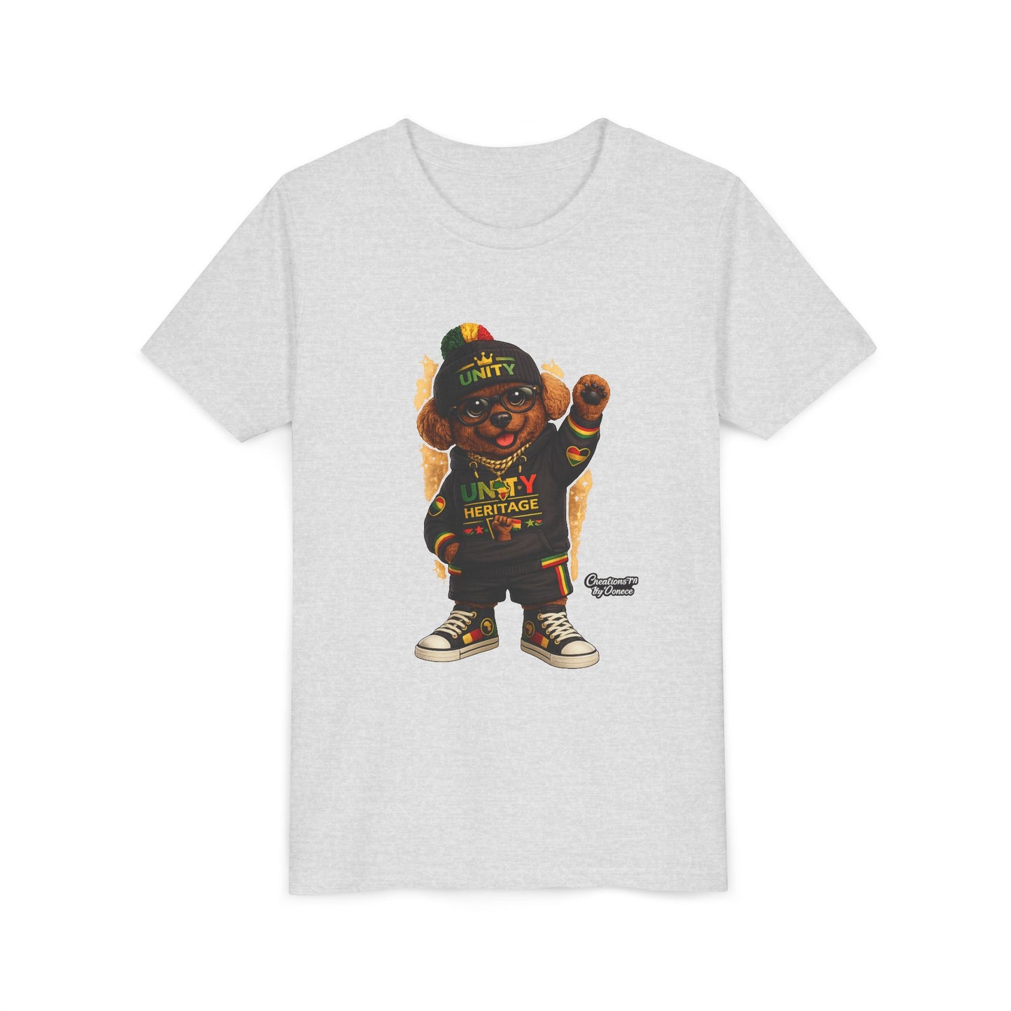 Kids Unity Heritage Tee — Youth Short Sleeve Shirt with 'Unity' Design