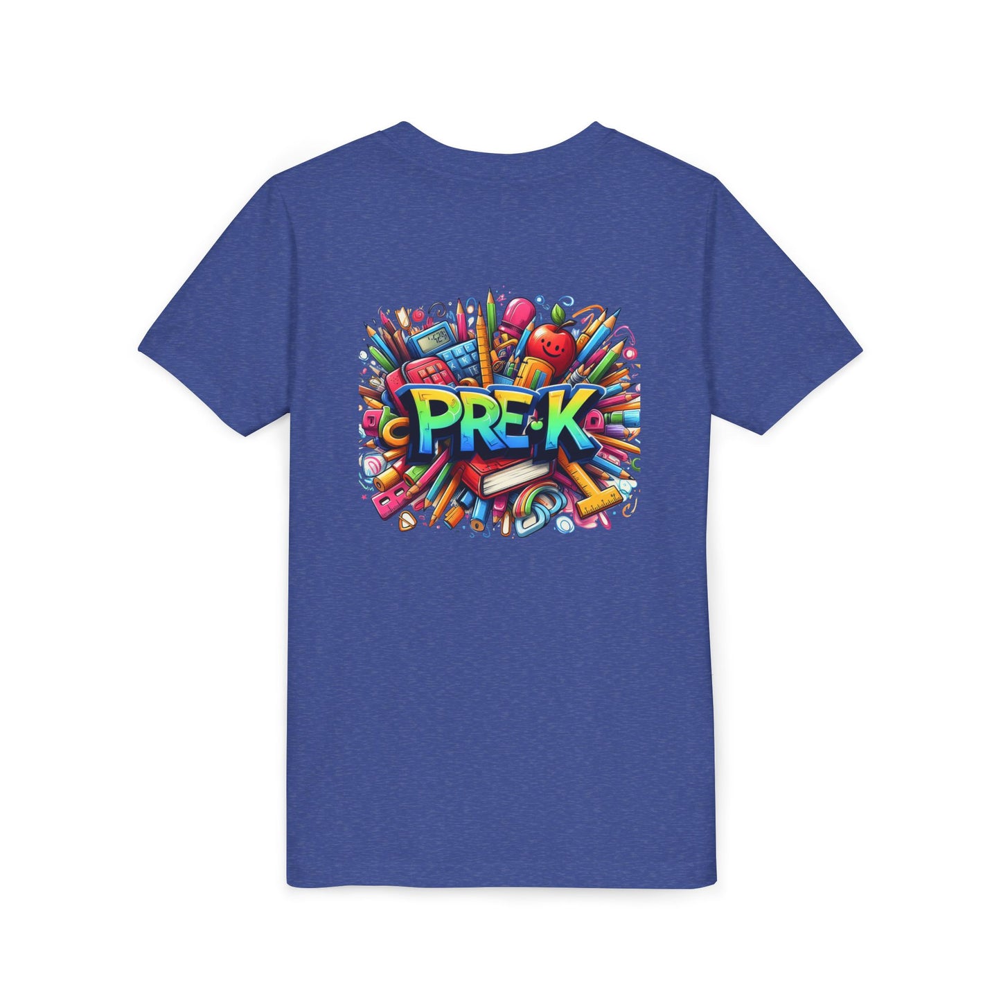 PRE-K Kids Tee — Colorful Back-to-School Pre-K Shirt for Preschoolers