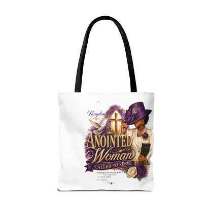 Anointed Woman Tote Bag – 'Called to Serve' Faithful Church Purse