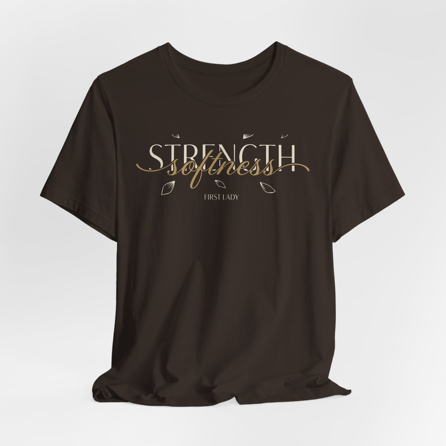 Strength & Softness Tee — Inspirational Women's Faith Graphic T‑Shirt