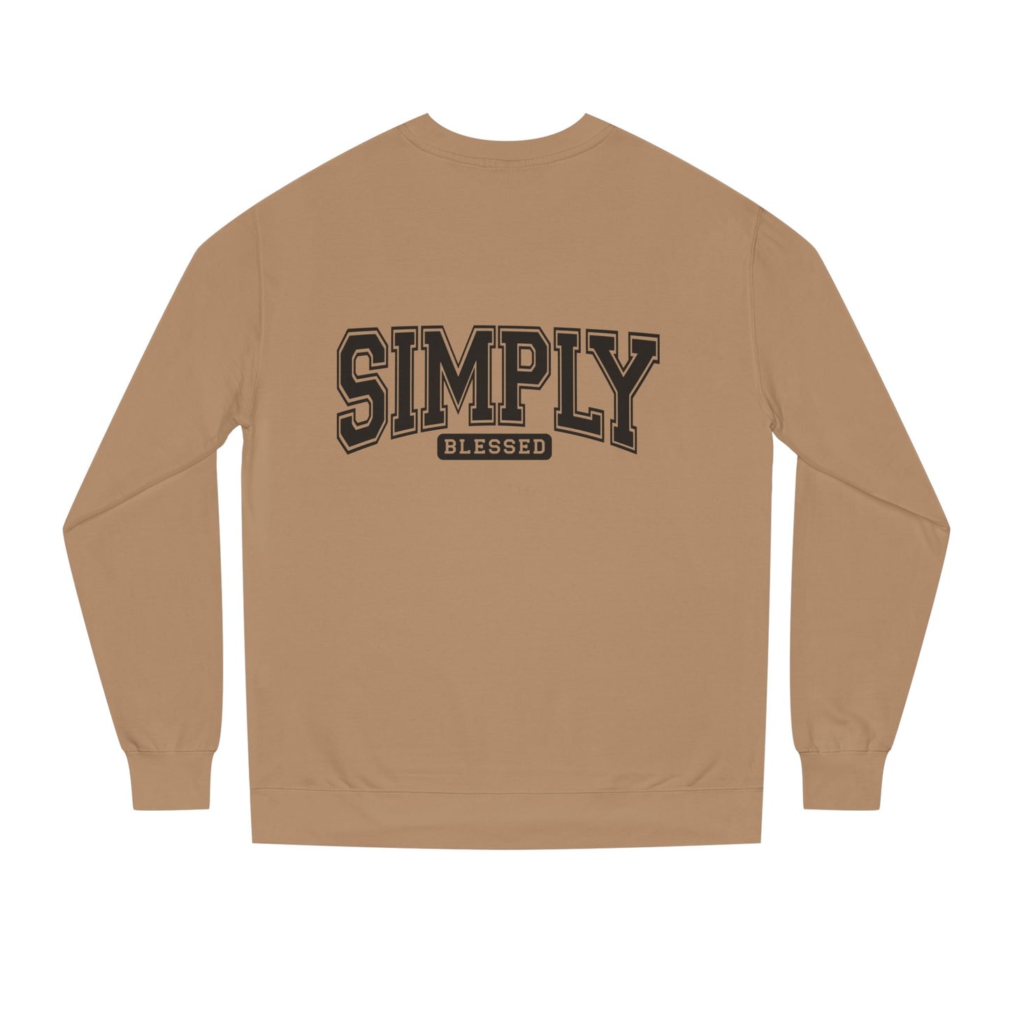 Simply Blessed Sweatshirt — Casual Crewneck Pullover with 'Simply Blessed' Graphic