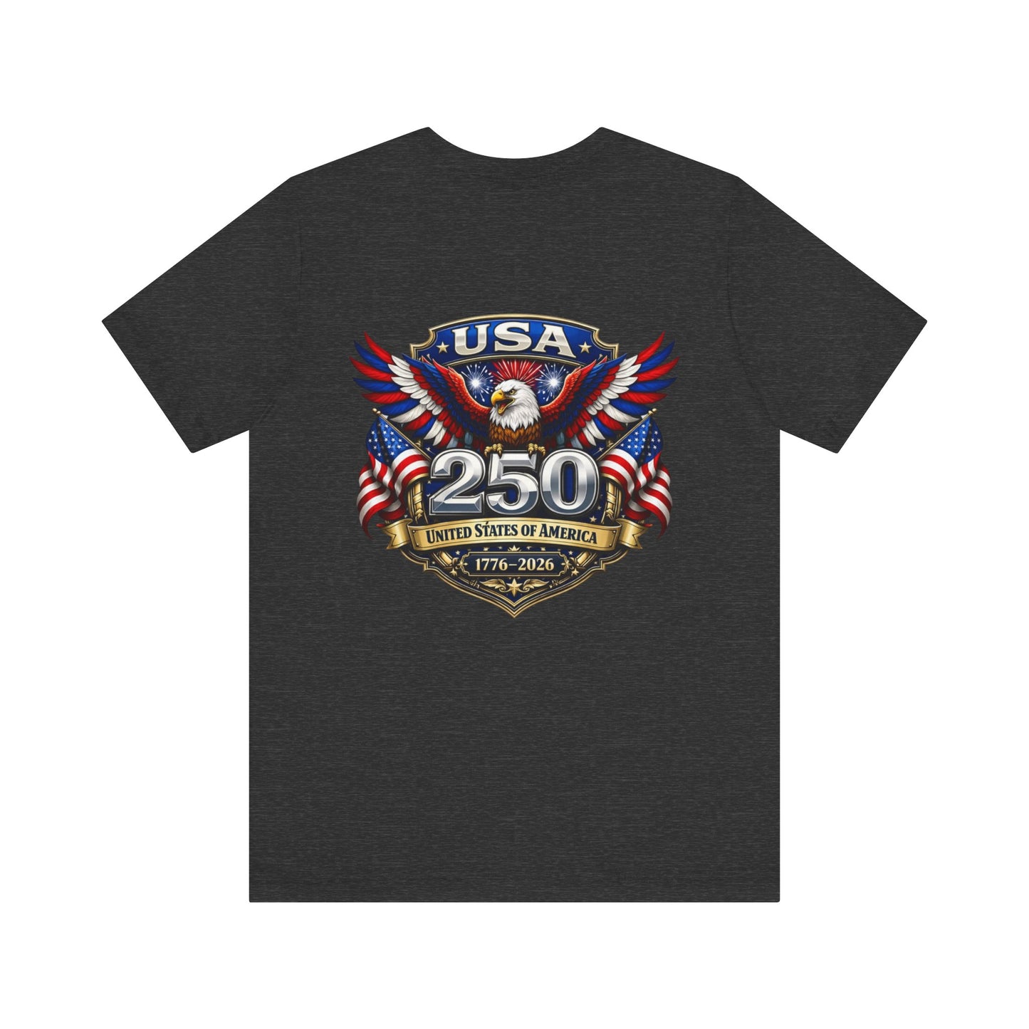 USA 250th Anniversary Eagle T-Shirt — 1776–2026 Patriotic Flag Tee