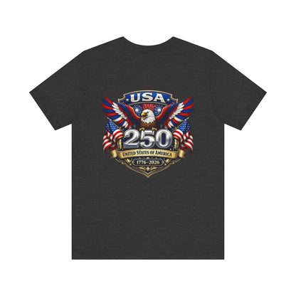 USA 250th Anniversary Eagle T-Shirt — 1776–2026 Patriotic Flag Tee